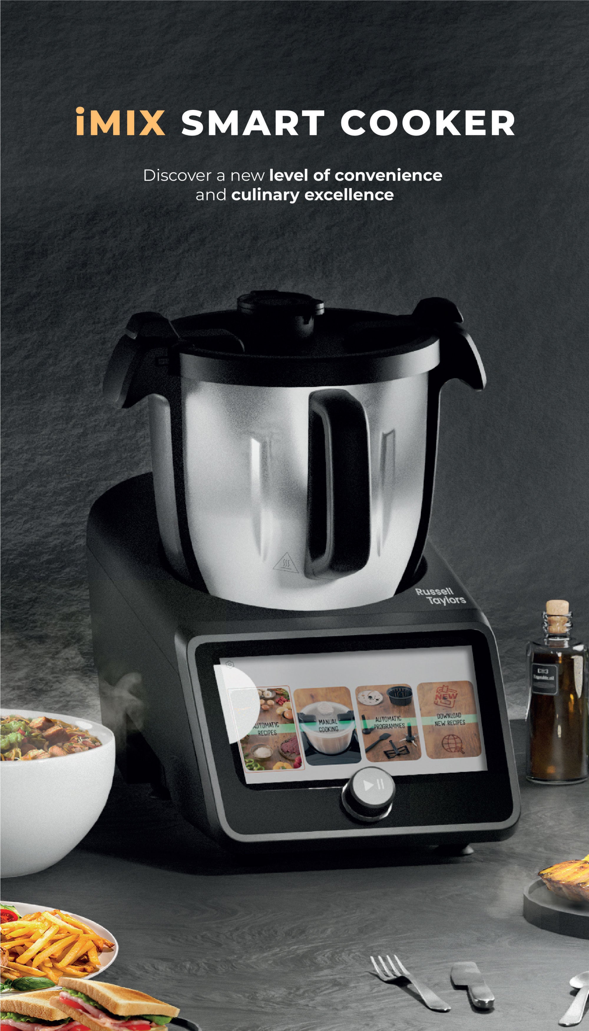 Russell Taylors iMix Smart Cooker Automatic Cooking Robot i5