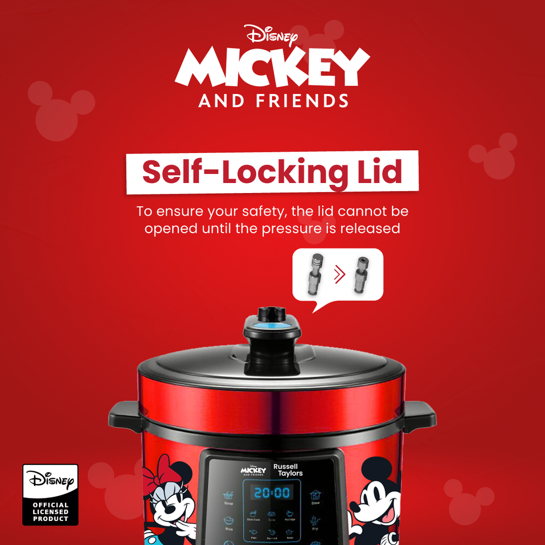 Russell Taylors Disney Mickey And Friends Pressure Cooker 6L D2