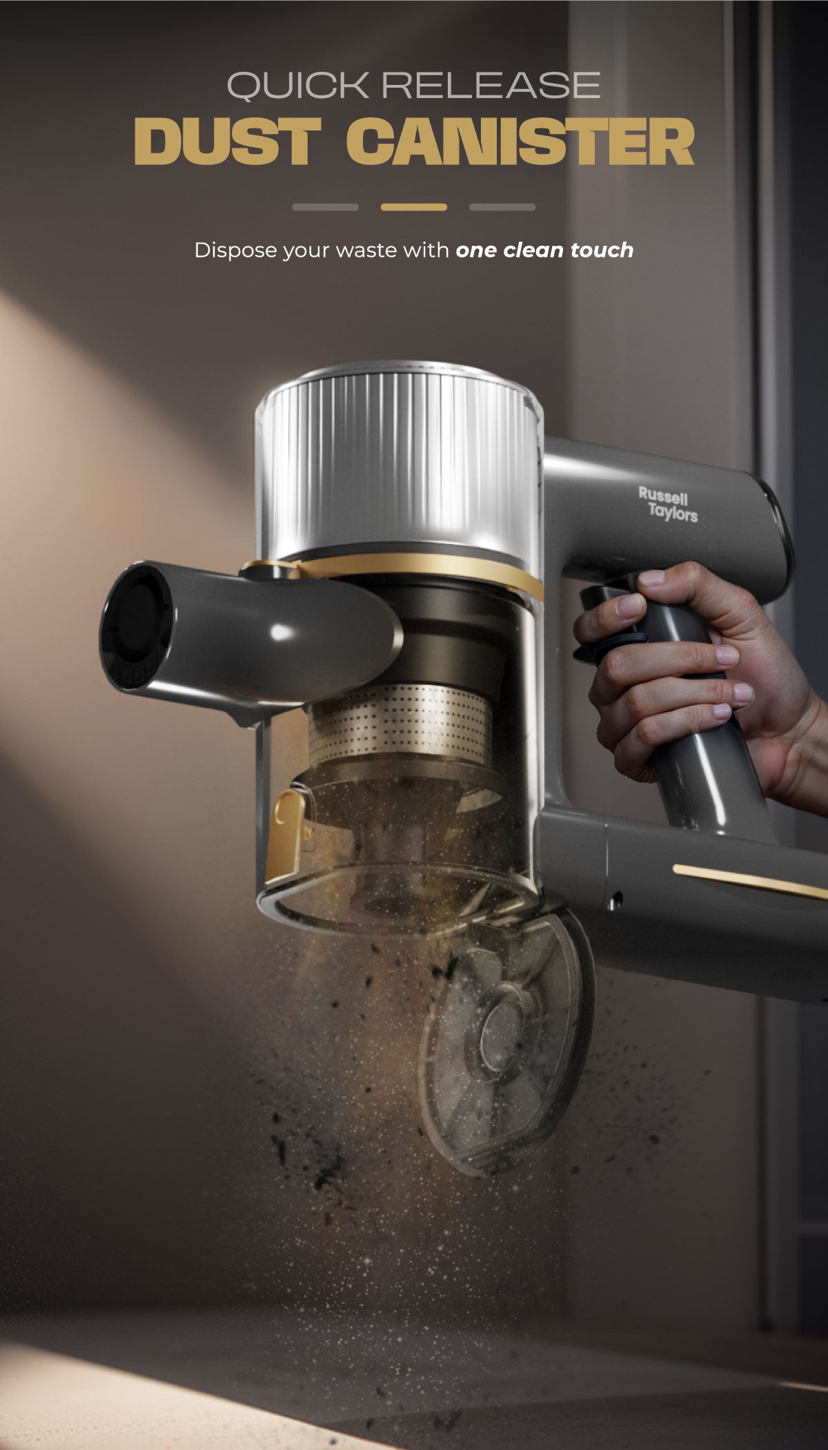 Russel Dynamic Russell Taylors Dynamic Cordless Vacuum Cleaner V2
