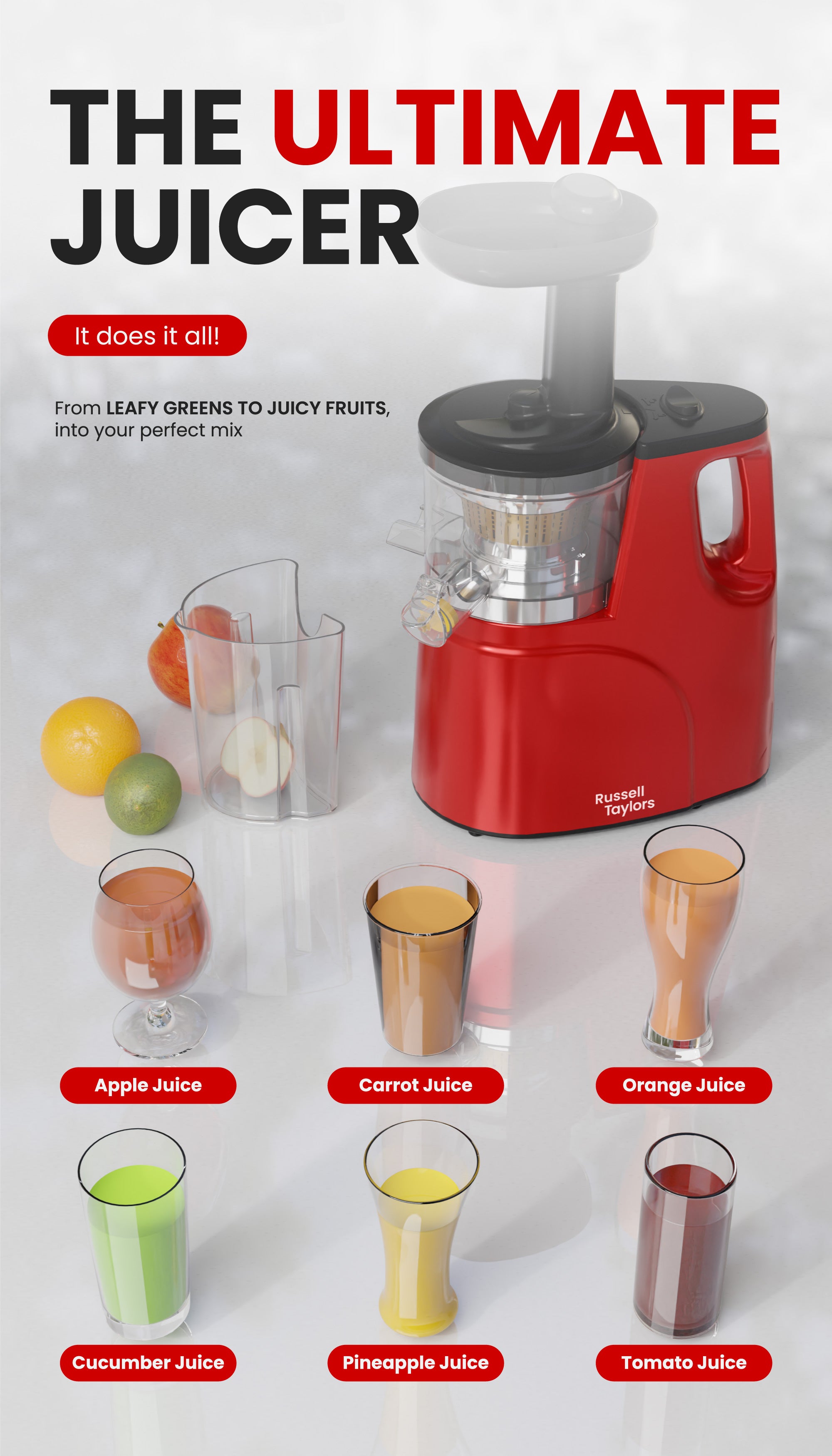 Russell taylors cheap slow juicer