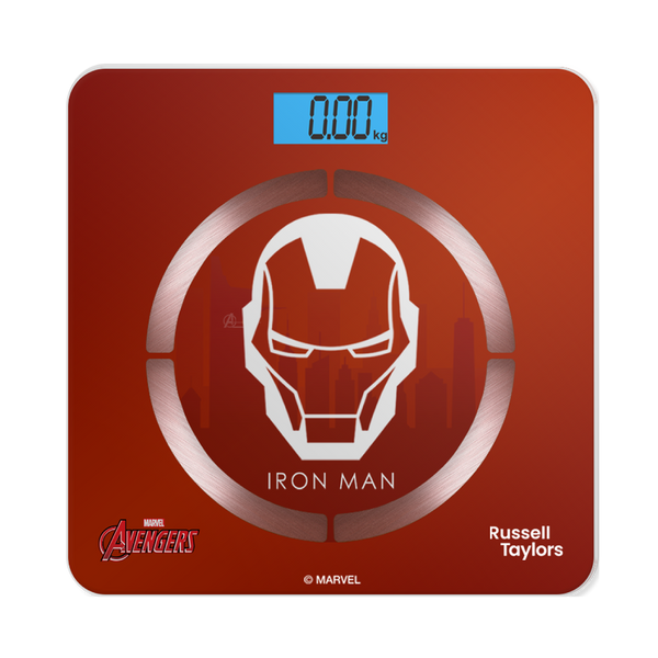 Russell Taylors Marvel Iron Man Smart Weighing Scale