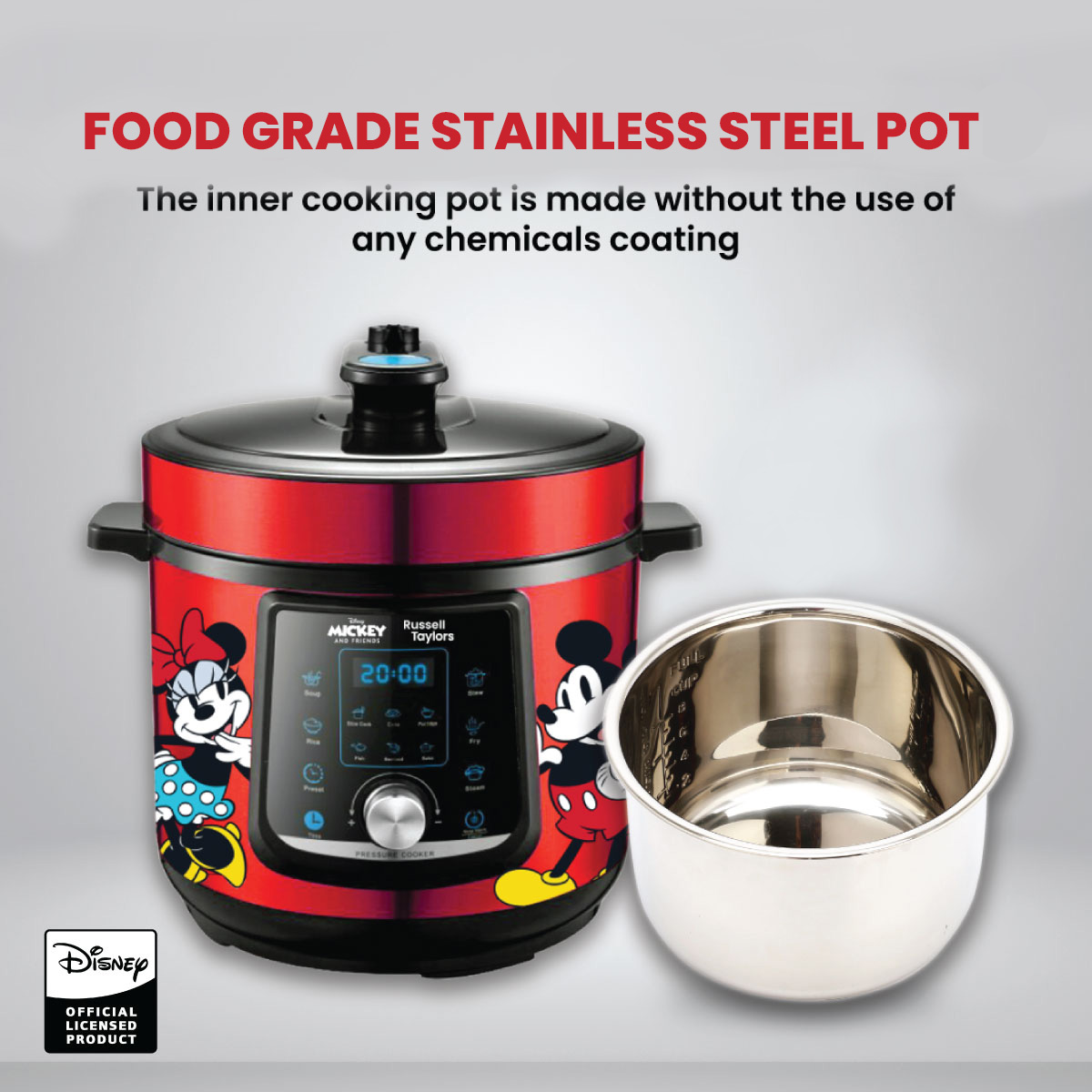 Mickey mouse discount pressure cooker
