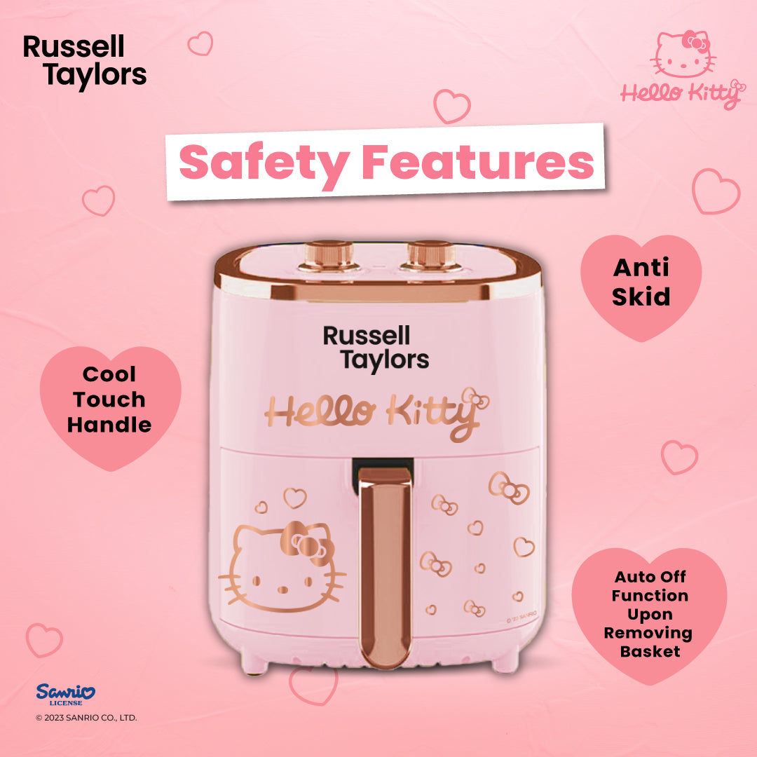 Russell Taylors Hello Kitty 3D Air Fryer Large (4.2L) Z1-HK