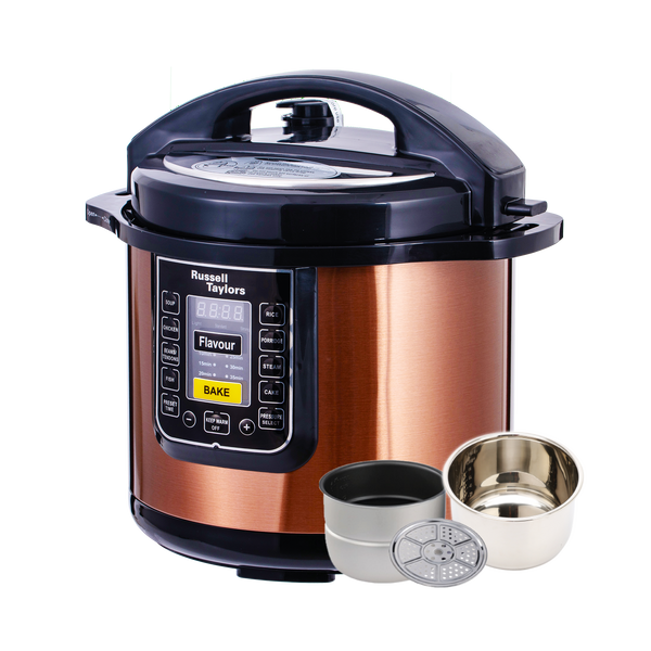 Russell Taylors Pressure Cooker 8L PC-80 2 Pots